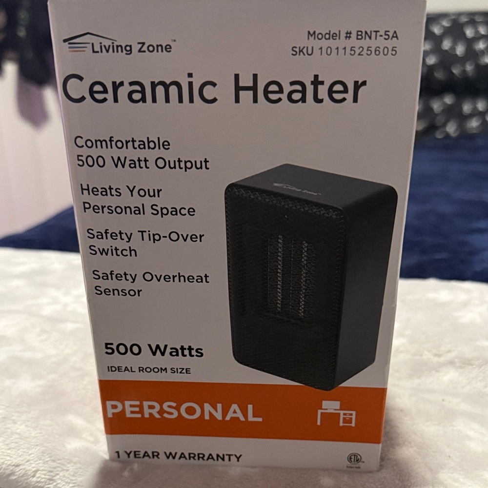 Black Ceramic Heater